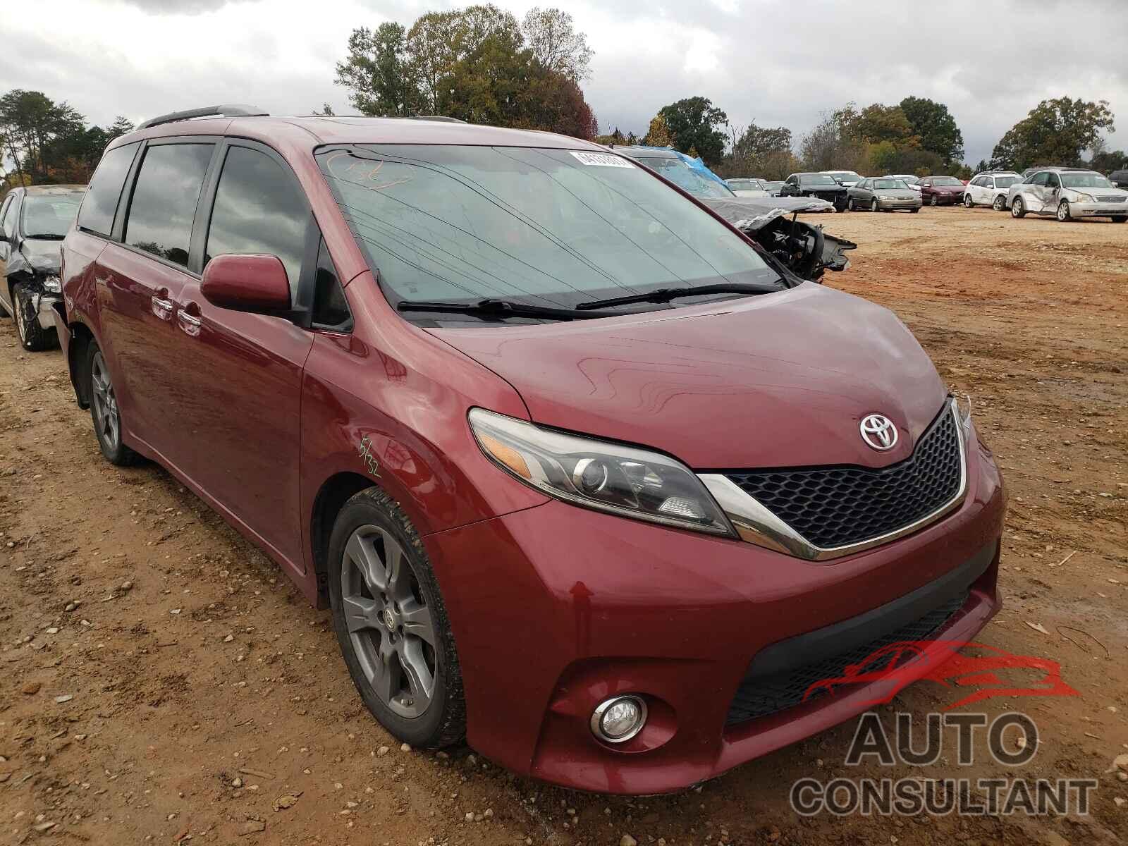 TOYOTA SIENNA 2017 - 5TDXZ3DC2HS884090