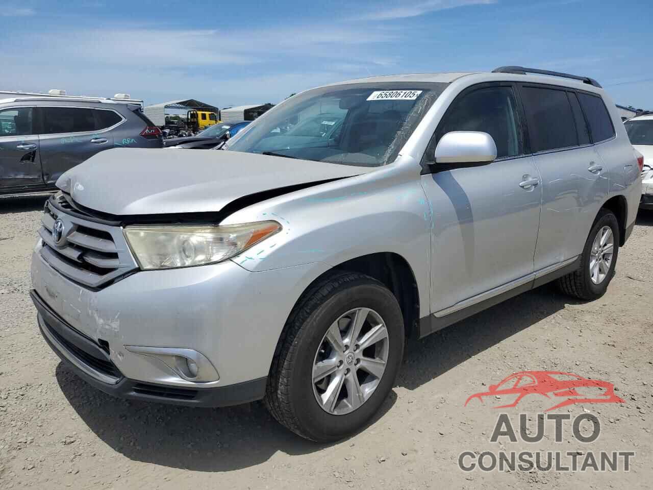 TOYOTA HIGHLANDER 2012 - 5TDZK3EH6CS085445