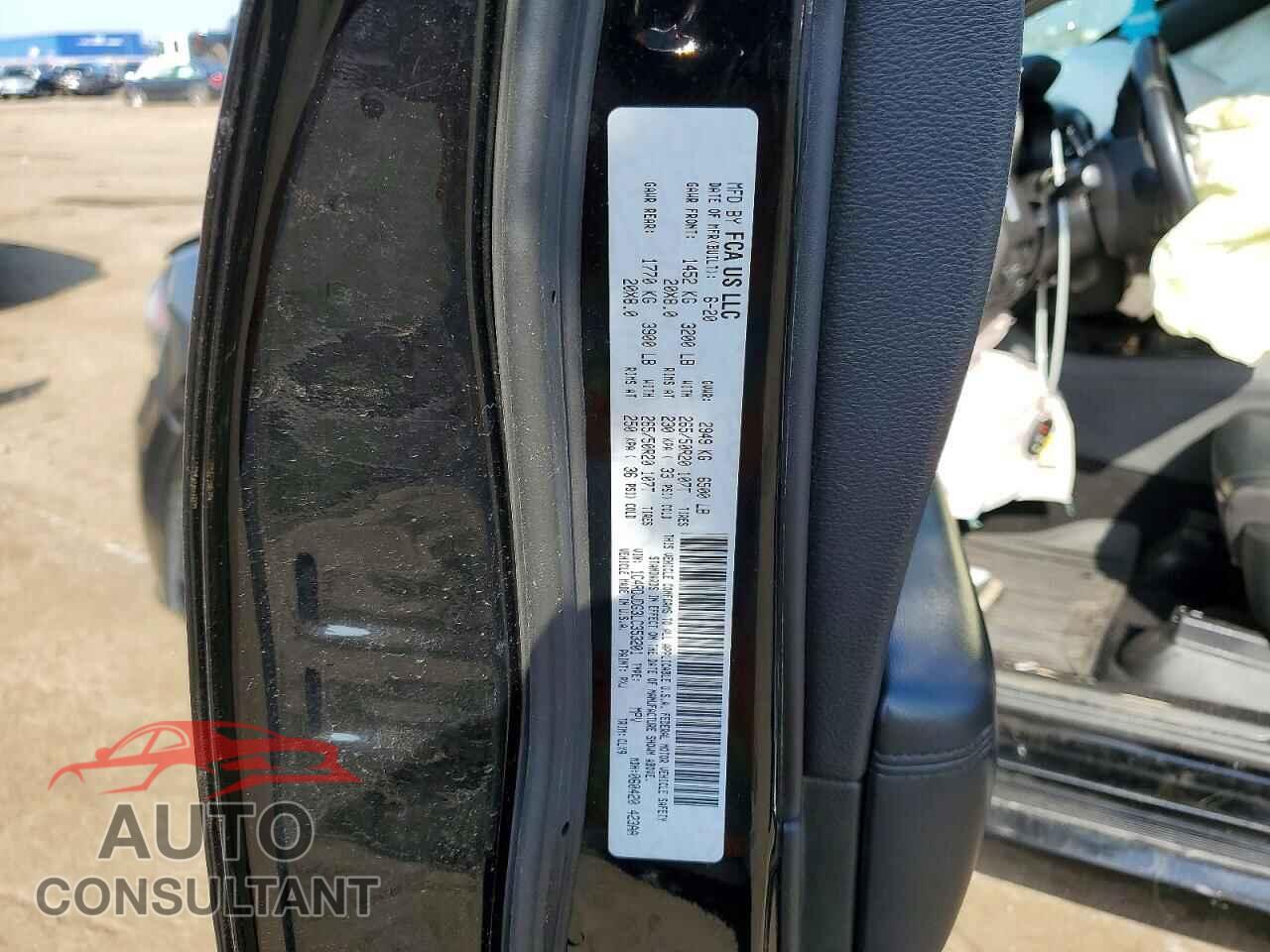 DODGE DURANGO 2020 - 1C4RDJDG3LC353201