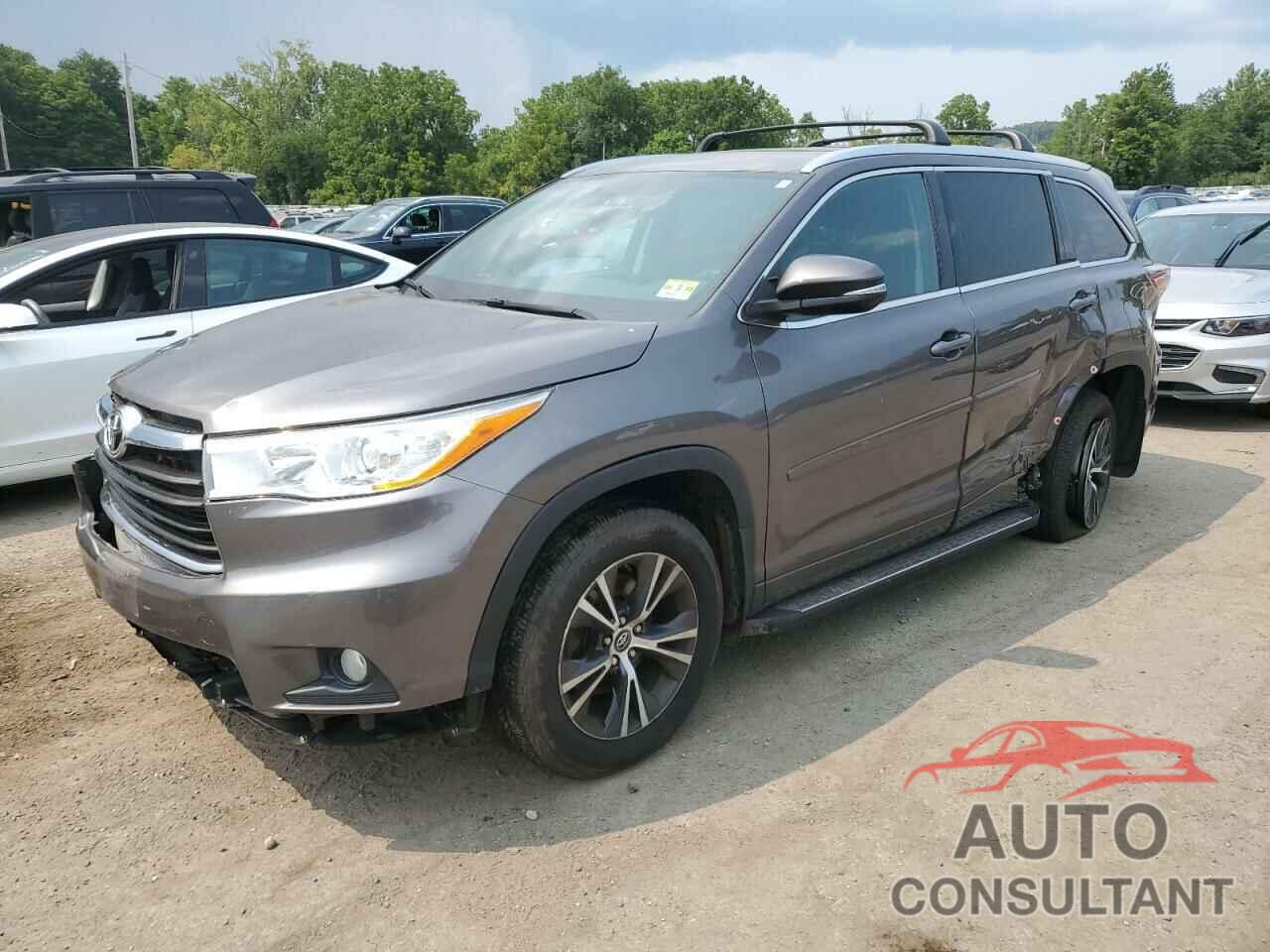 TOYOTA HIGHLANDER 2016 - 5TDJKRFH4GS258142