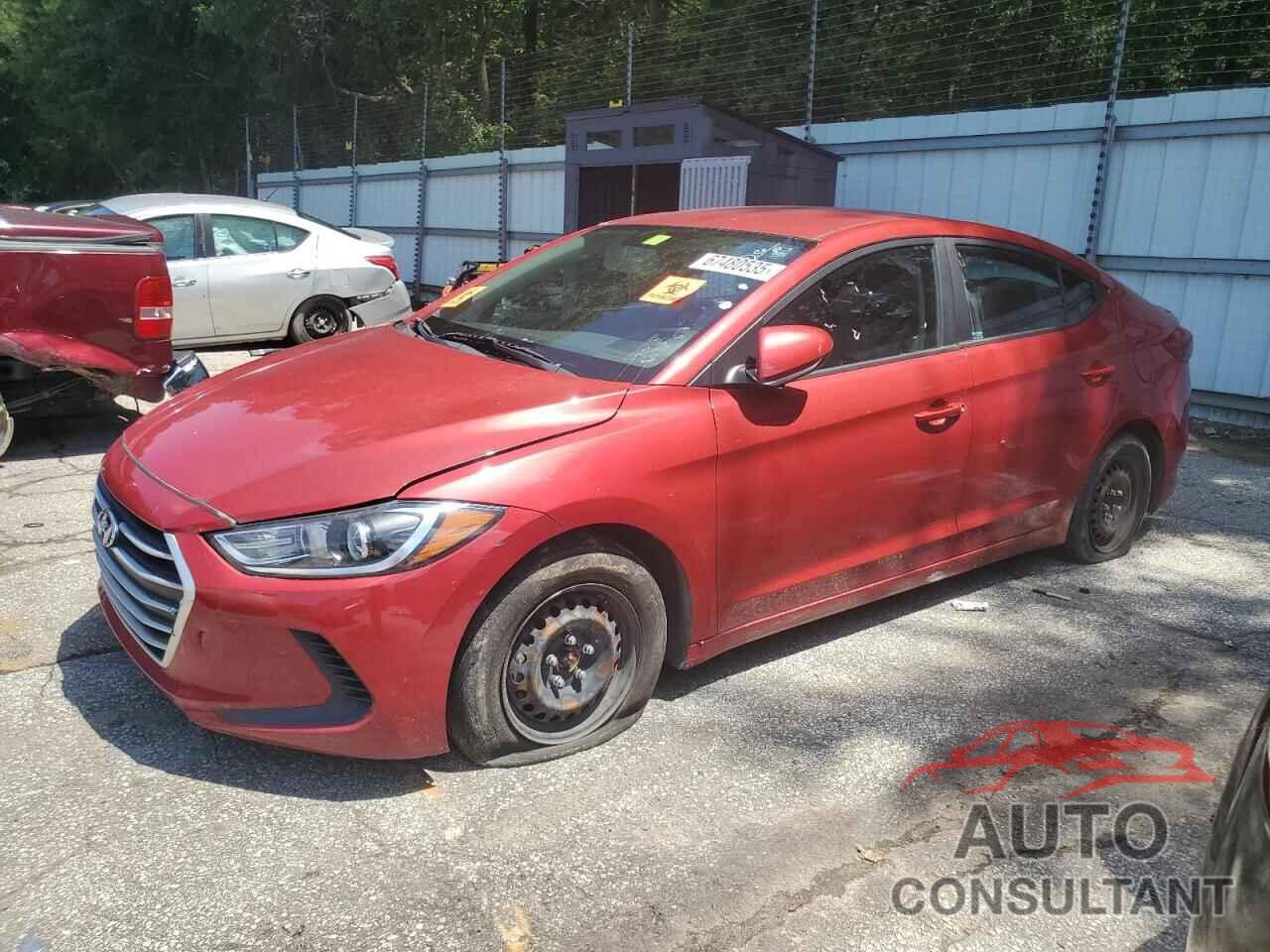 HYUNDAI ELANTRA 2018 - 5NPD74LF5JH314462