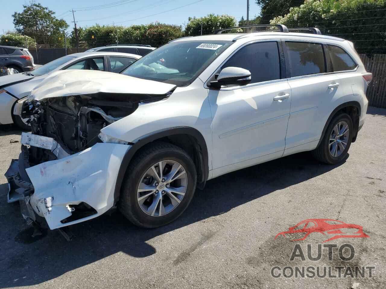 TOYOTA HIGHLANDER 2015 - 5TDJKRFH5FS110225