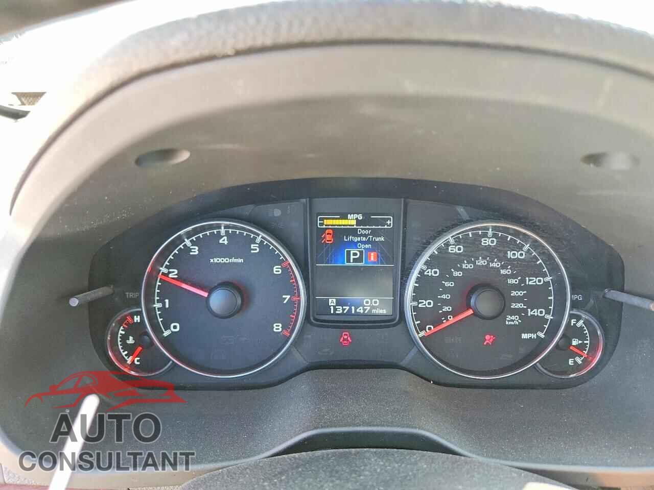 SUBARU OUTBACK 2014 - 4S4BRBLC1E3321689