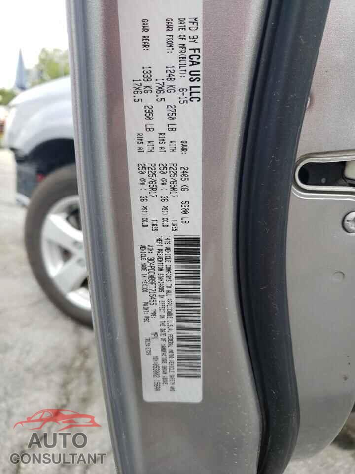 DODGE JOURNEY 2015 - 3C4PDCAB9FT715455