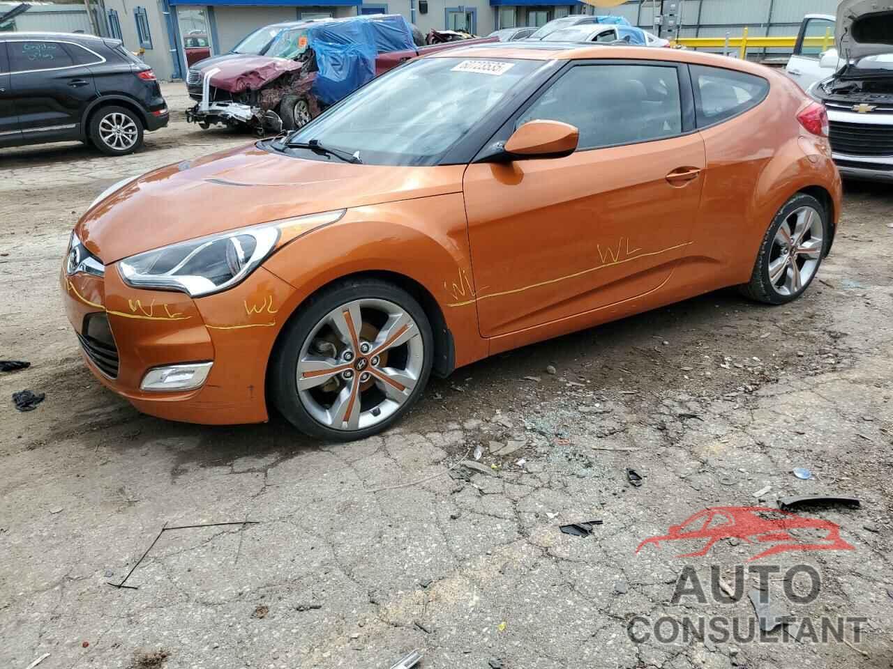 HYUNDAI VELOSTER 2013 - KMHTC6AD2DU111958