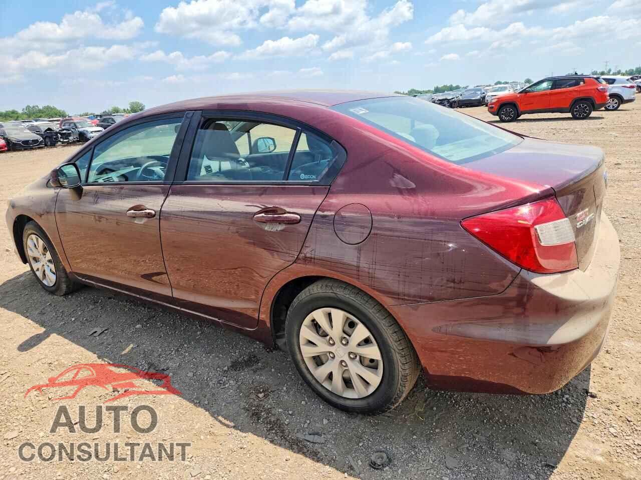 HONDA CIVIC 2012 - 19XFB2F55CE093340