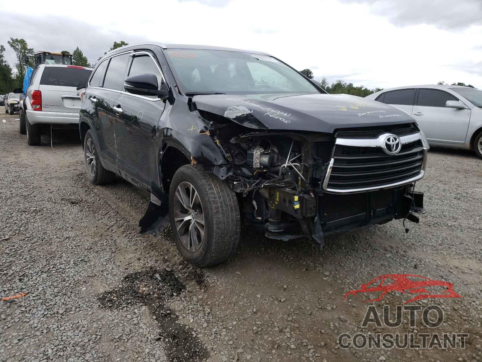 TOYOTA HIGHLANDER 2016 - 5TDKKRFH5GS163058