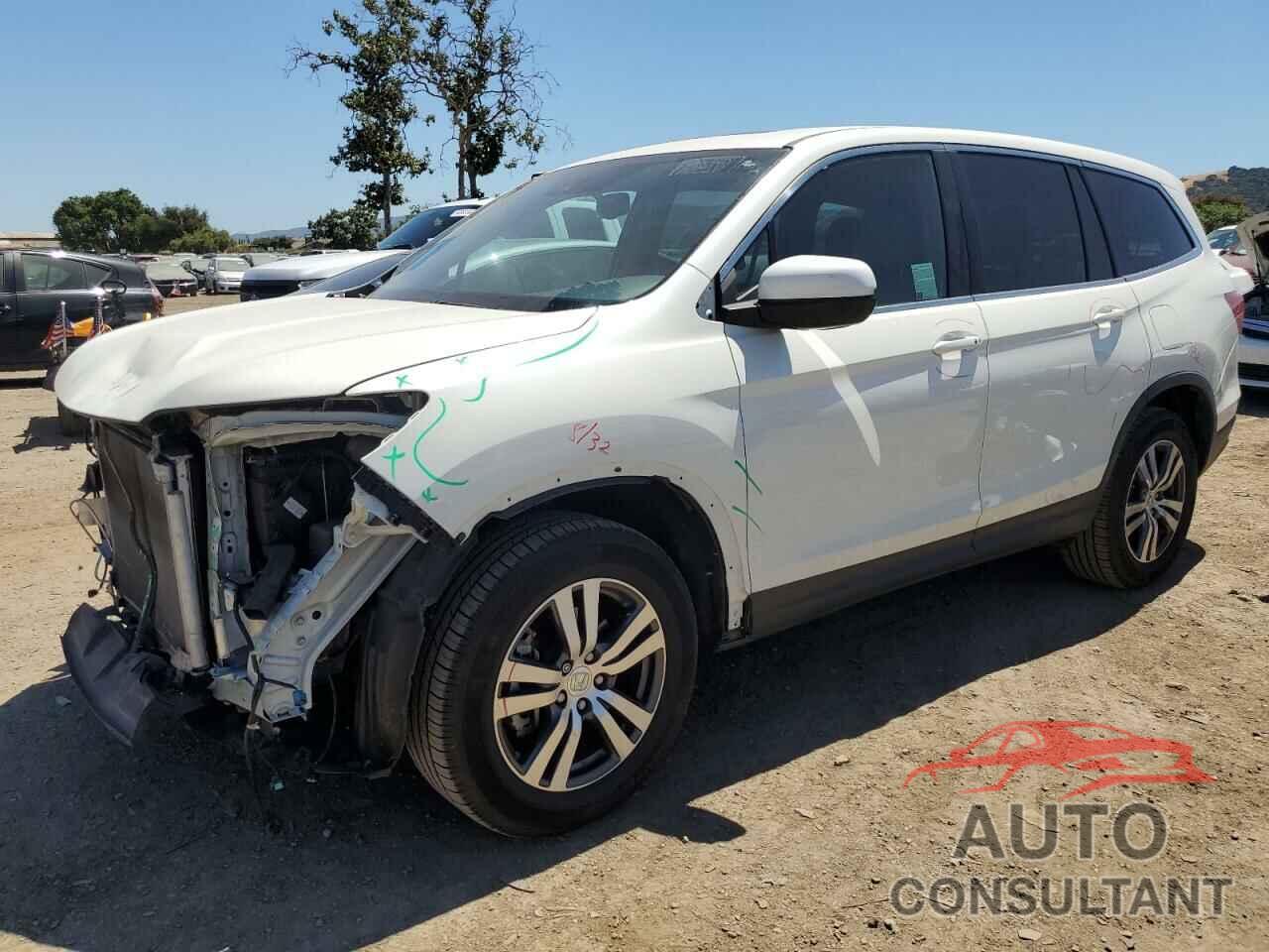 HONDA PILOT 2017 - 5FNYF6H66HB104101