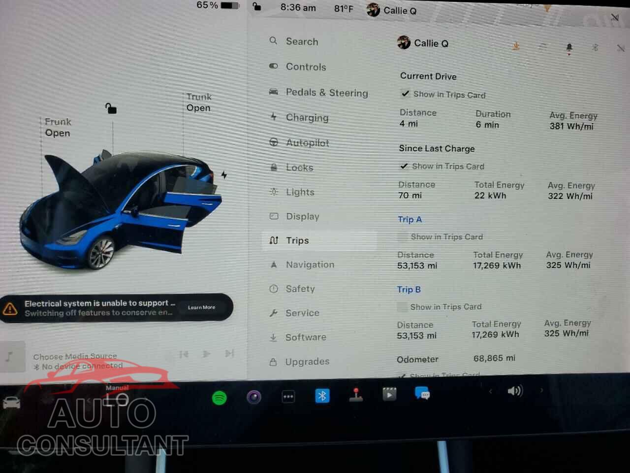 TESLA MODEL 3 2019 - 5YJ3E1EB5KF231365
