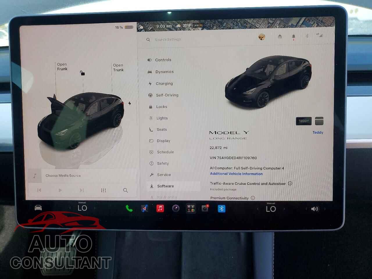 TESLA MODEL Y 2024 - 7SAYGDED4RF109760
