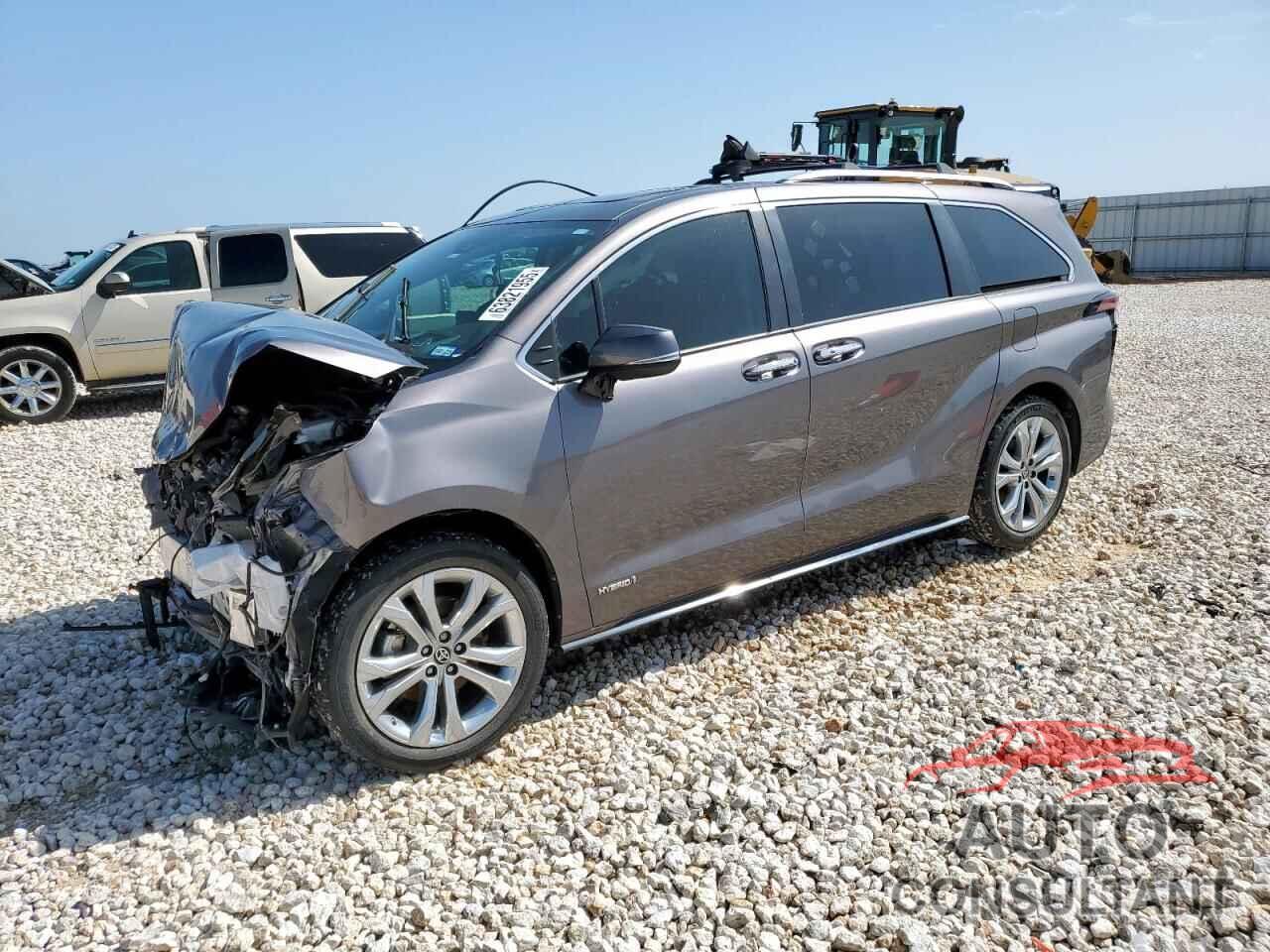 TOYOTA SIENNA 2021 - 5TDERKECXMS049493