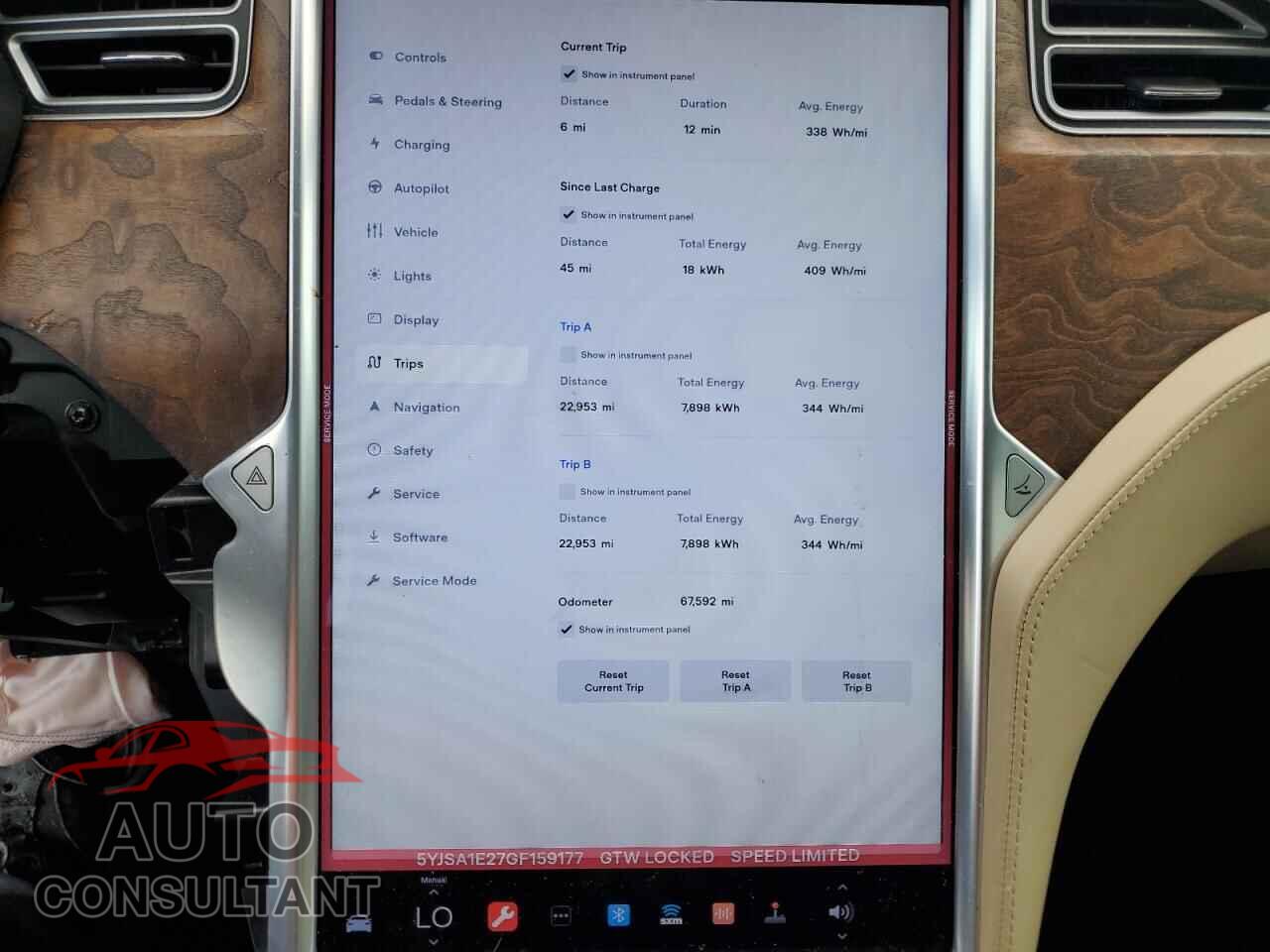 TESLA MODEL S 2016 - 5YJSA1E27GF159177