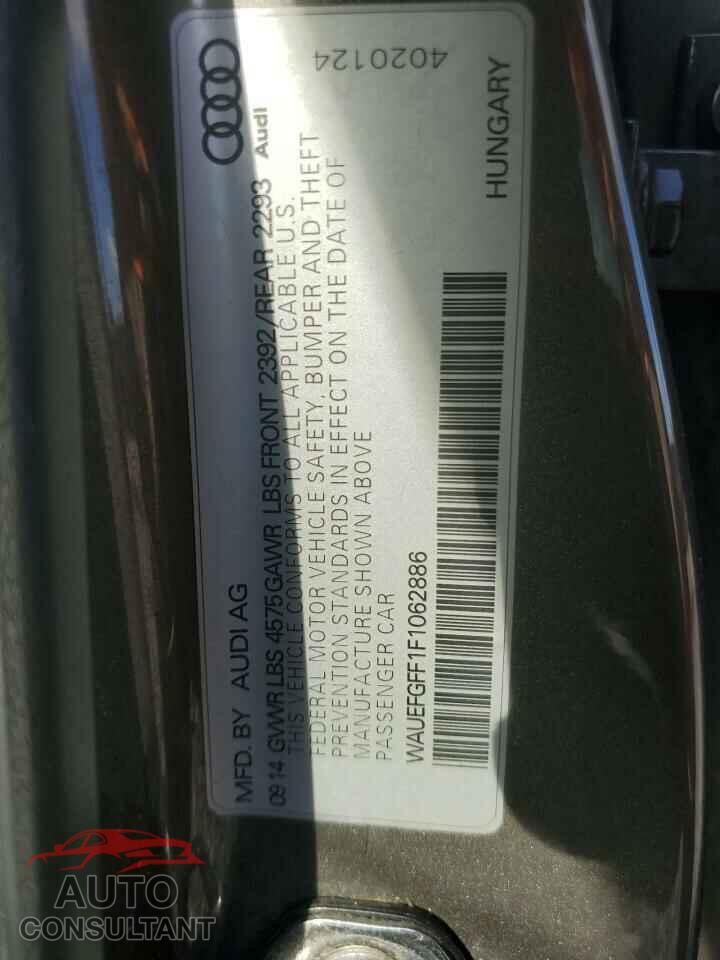 AUDI A3 2015 - WAUEFGFF1F1062886