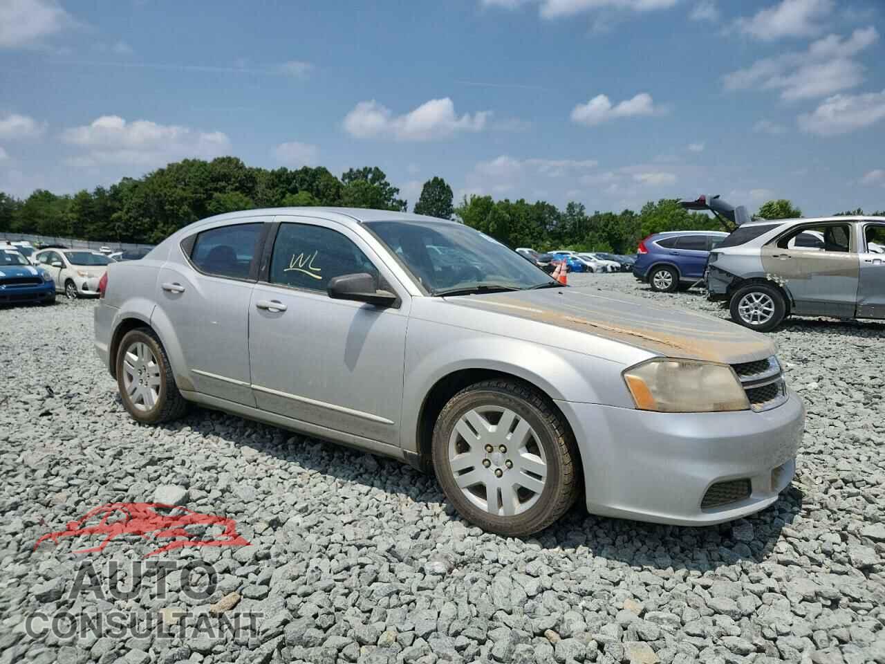 DODGE AVENGER 2012 - 1C3CDZAB7CN193586