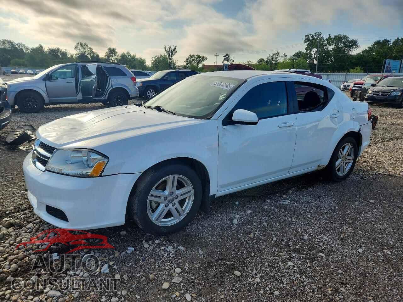 DODGE AVENGER 2012 - 1C3CDZCB5CN147946