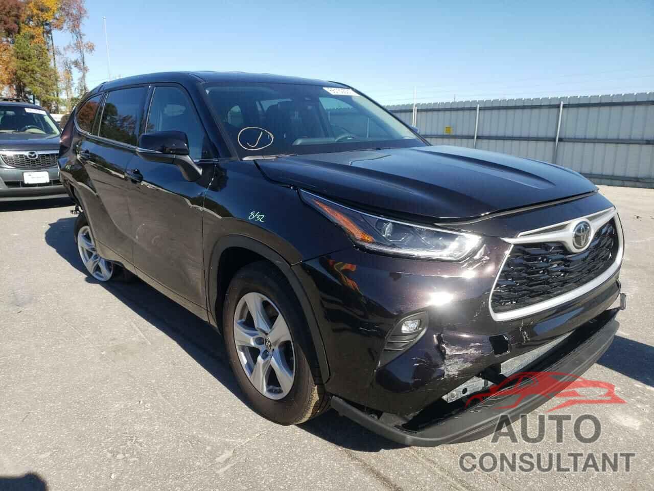 TOYOTA HIGHLANDER 2021 - 5TDZZRAHXMS087091