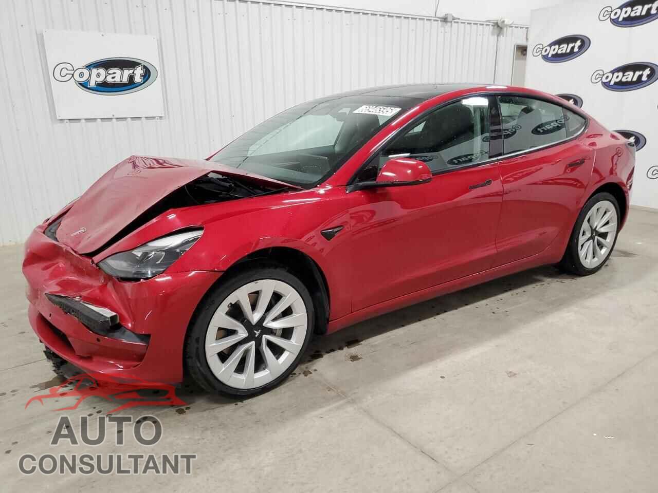 TESLA MODEL 3 2022 - 5YJ3E1EA2NF290787