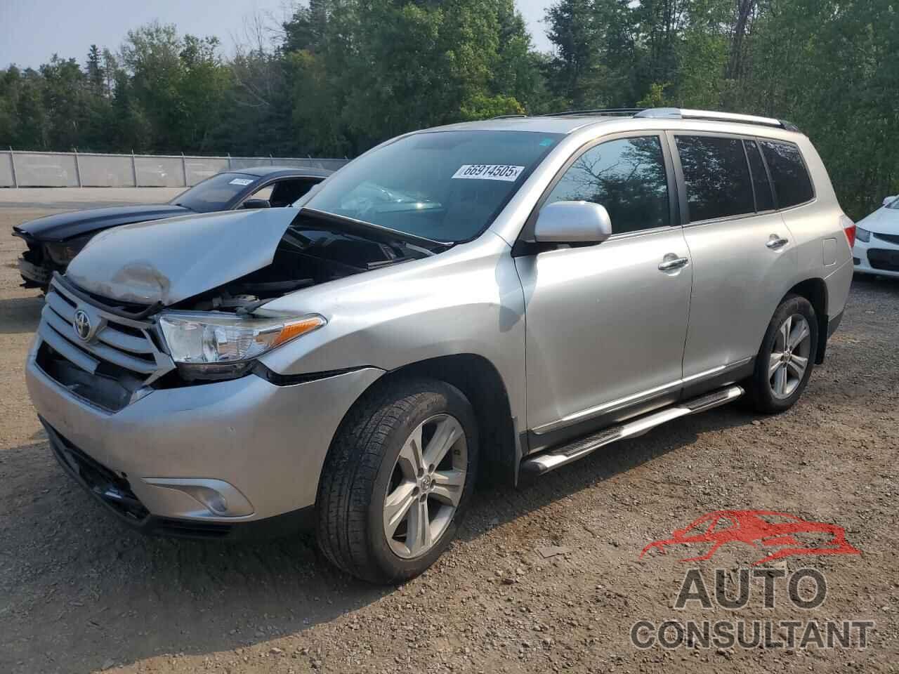 TOYOTA HIGHLANDER 2012 - 5TDDK3EH6CS164849