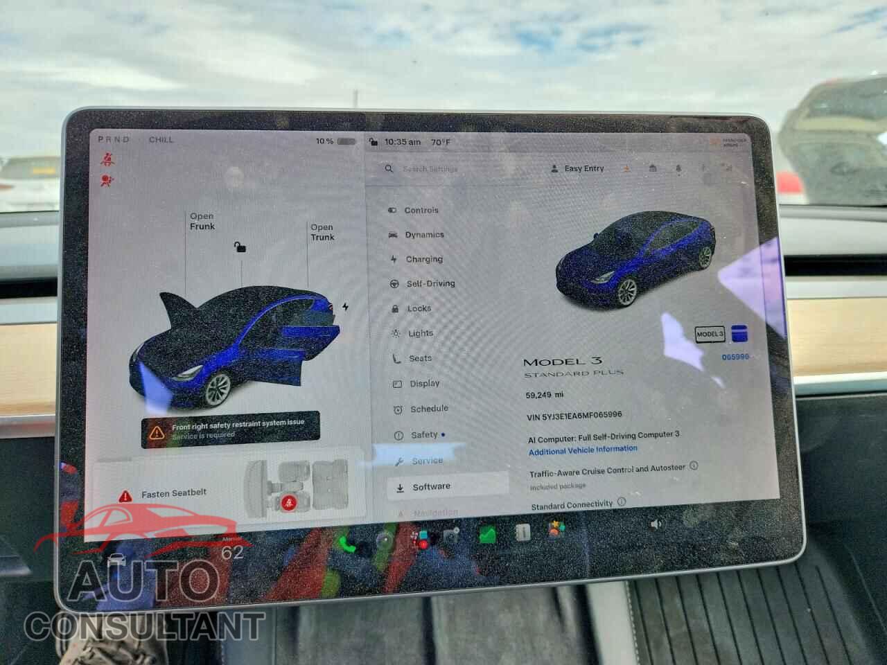 TESLA MODEL 3 2021 - 5YJ3E1EA6MF065996