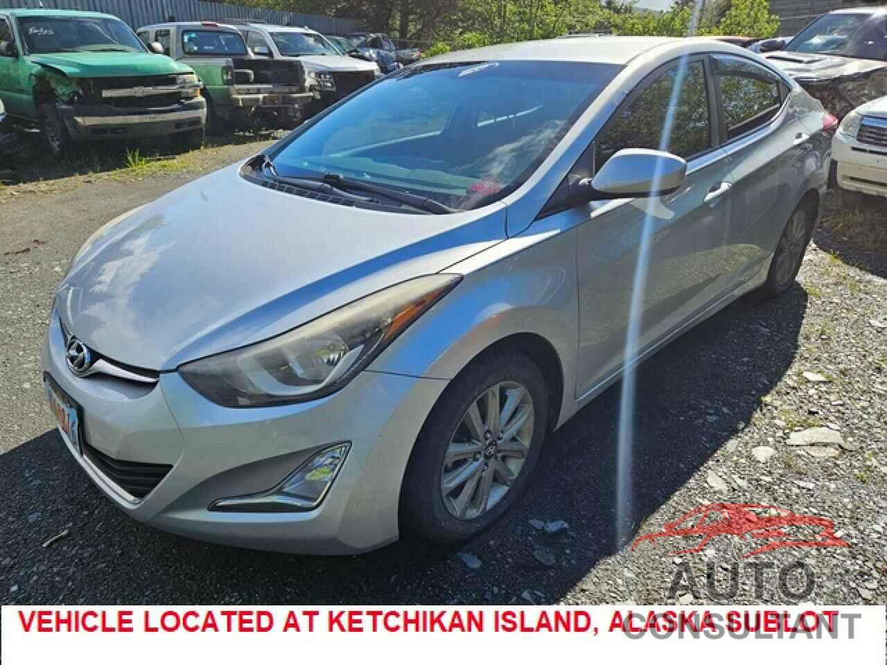 HYUNDAI ELANTRA 2014 - KMHDH4AE7EU084017