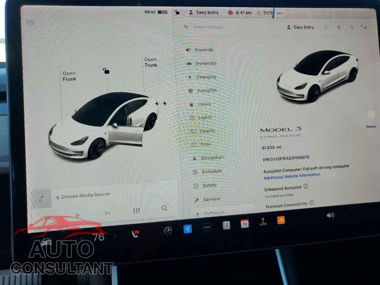 TESLA MODEL 3 2018 - 5YJ3E1EA2JF069975