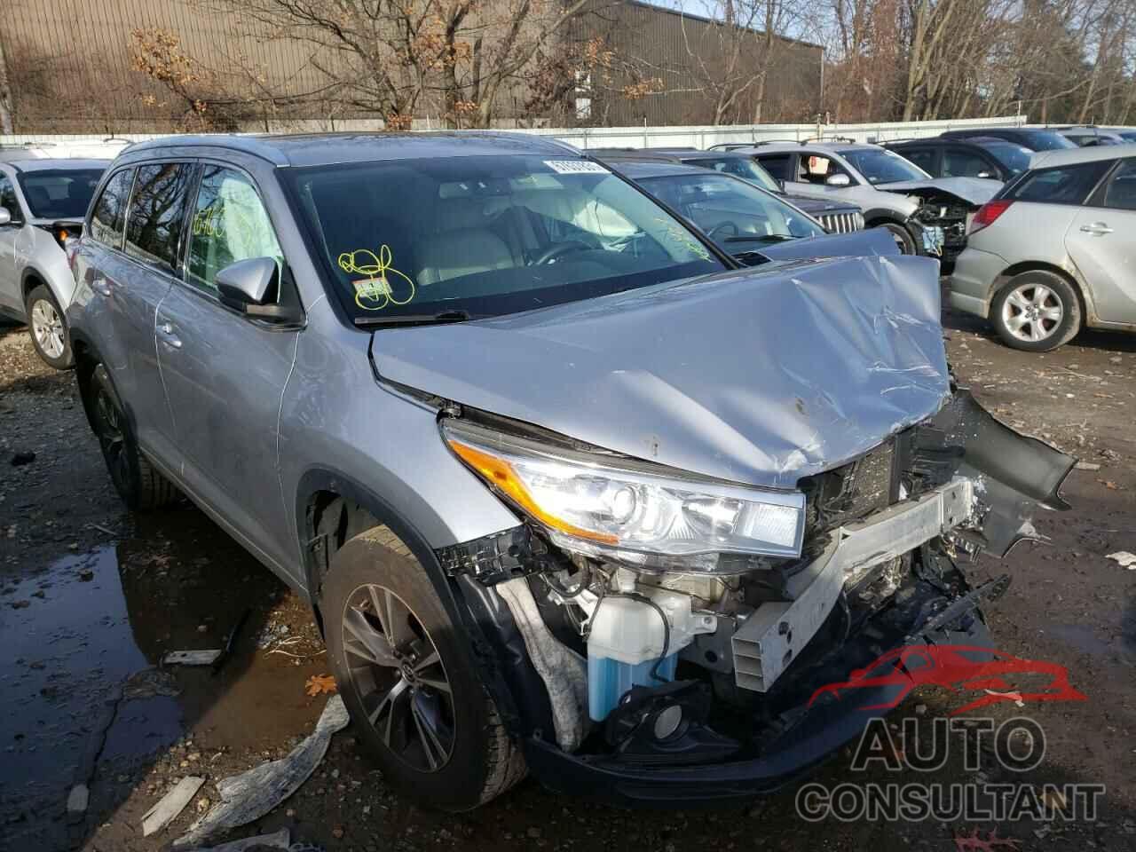TOYOTA HIGHLANDER 2016 - 5TDJKRFH2GS346865
