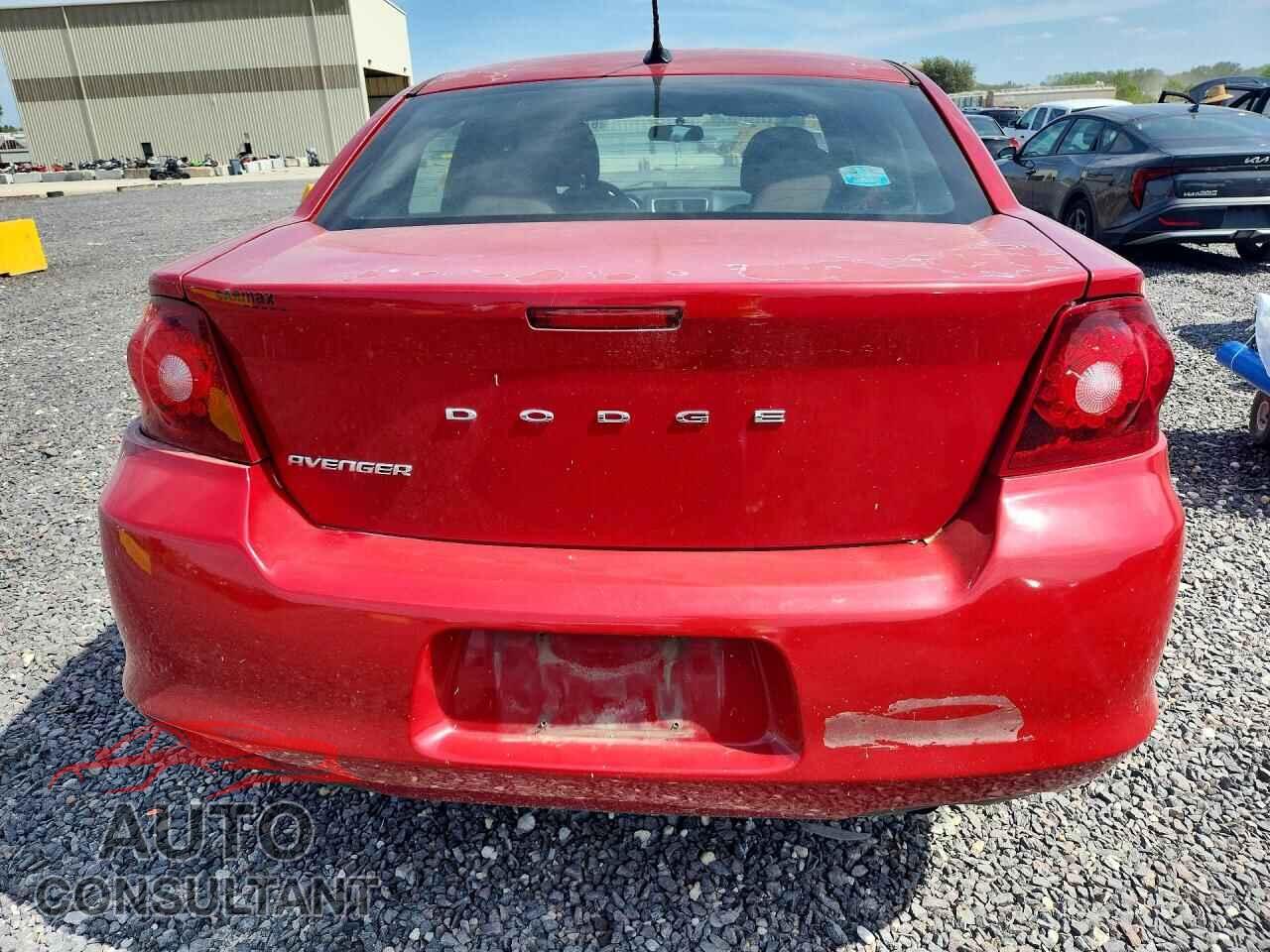 DODGE AVENGER 2013 - 1C3CDZAB8DN711478