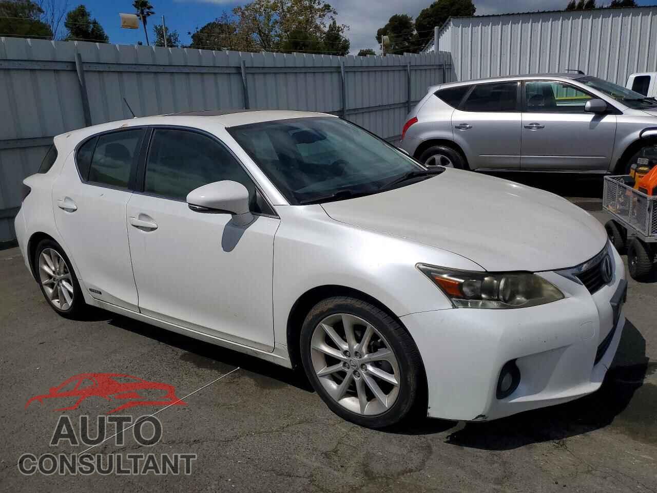 LEXUS CT 200 2011 - JTHKD5BH6B2020904