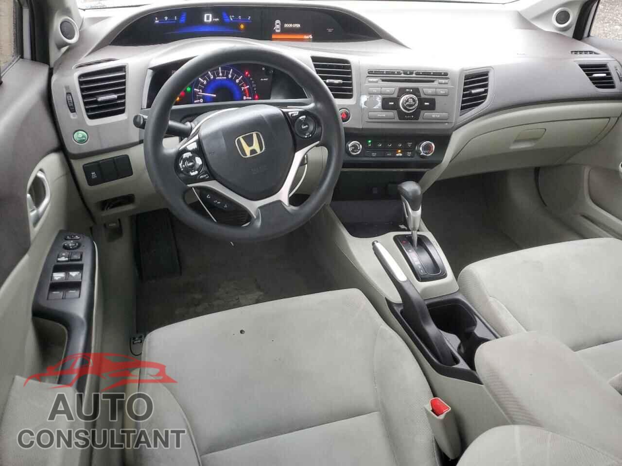 HONDA CIVIC 2012 - 19XFB2F82CE333650