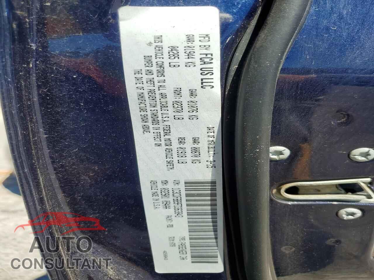 DODGE DART 2015 - 1C3CDFBB9FD363843