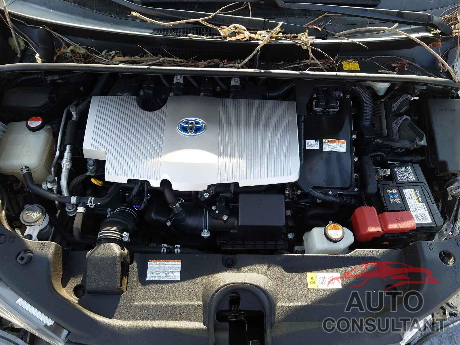 TOYOTA PRIUS 2016 - JTDKBRFUXG3015227