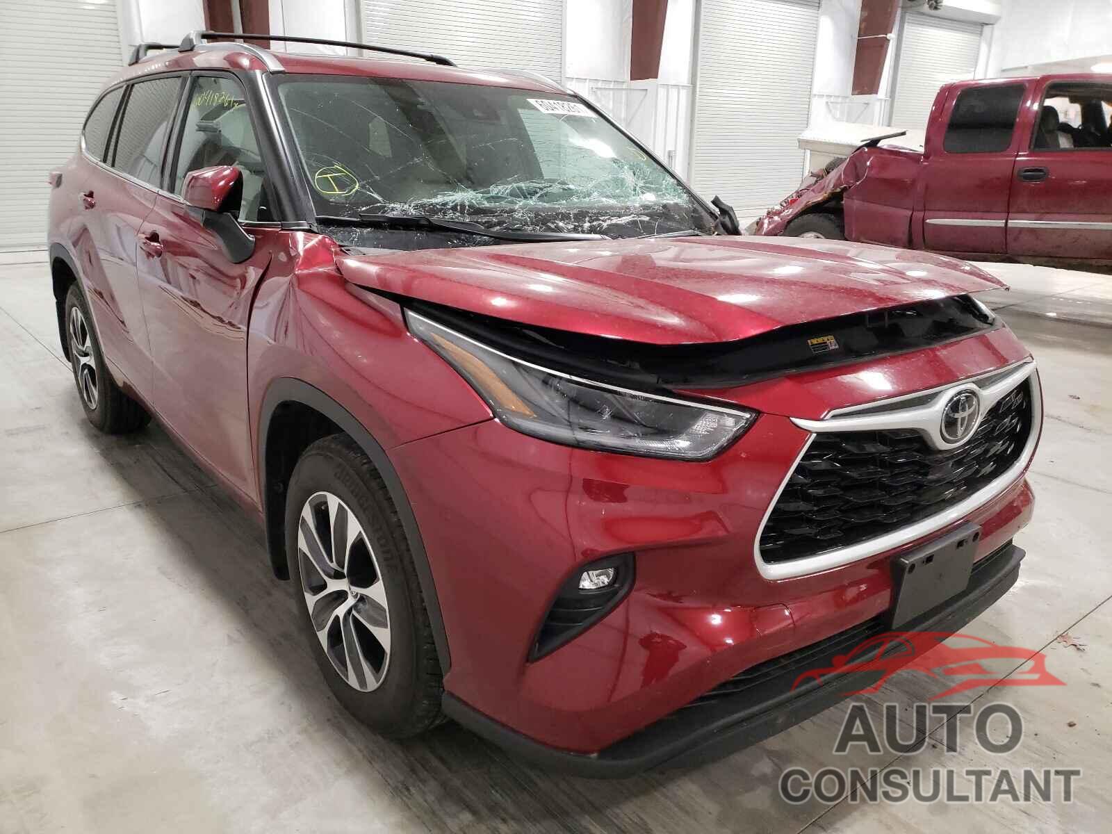 TOYOTA HIGHLANDER 2021 - 5TDGZRBH4MS069403