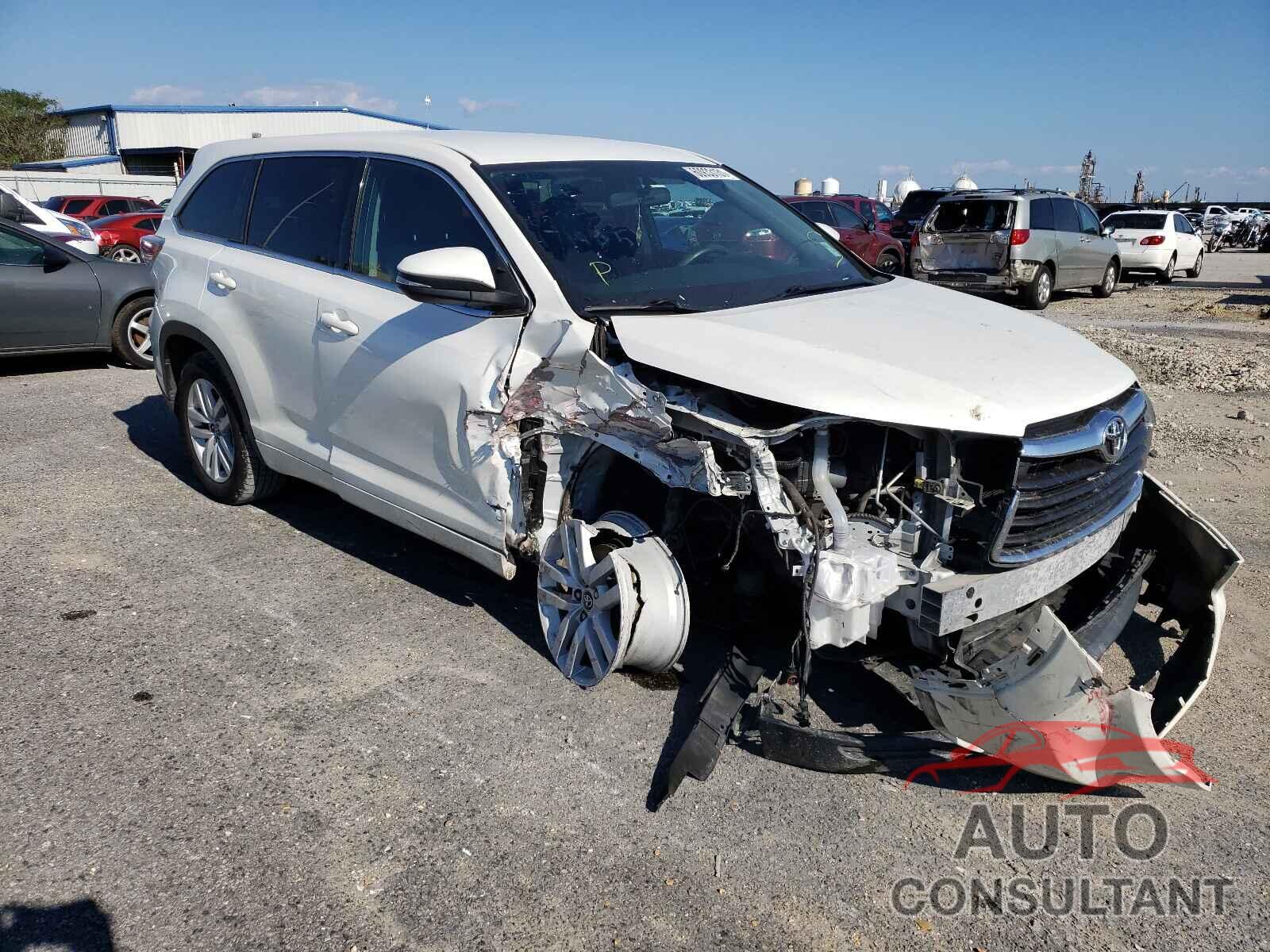 TOYOTA HIGHLANDER 2016 - 5TDZKRFH7GS171905