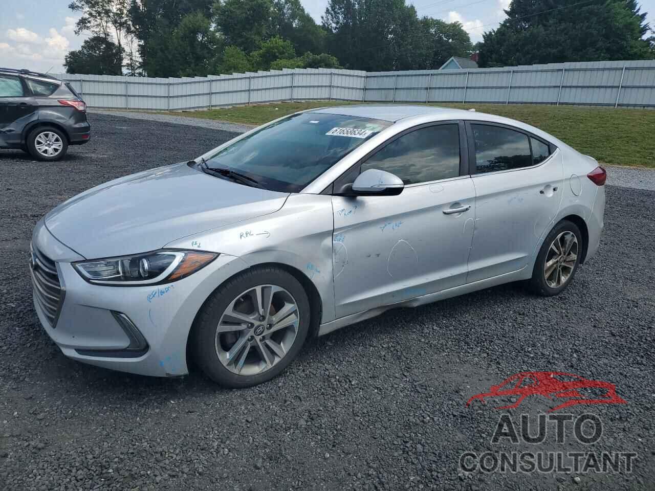 HYUNDAI ELANTRA 2018 - KMHD84LF2JU505349