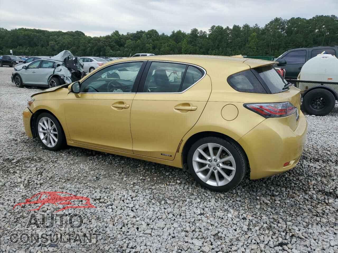 LEXUS CT 200 2012 - JTHKD5BH3C2054672