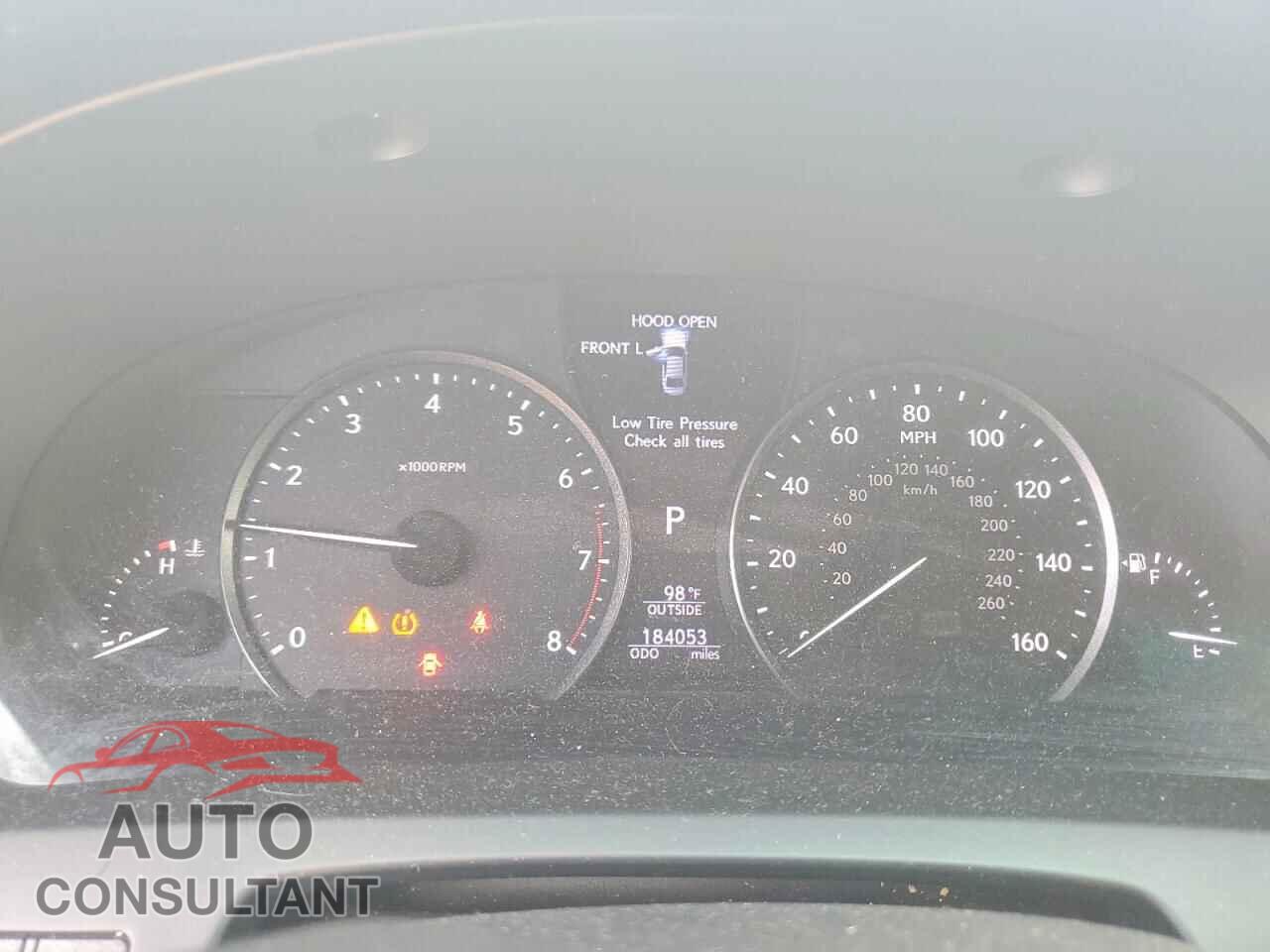 LEXUS LS460 2013 - JTHBL5EF5D5115808