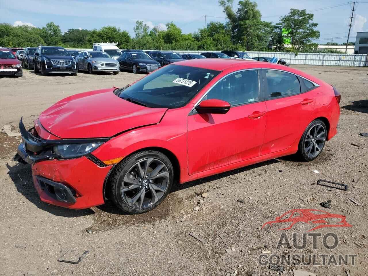 HONDA CIVIC 2021 - 2HGFC2F82MH554637