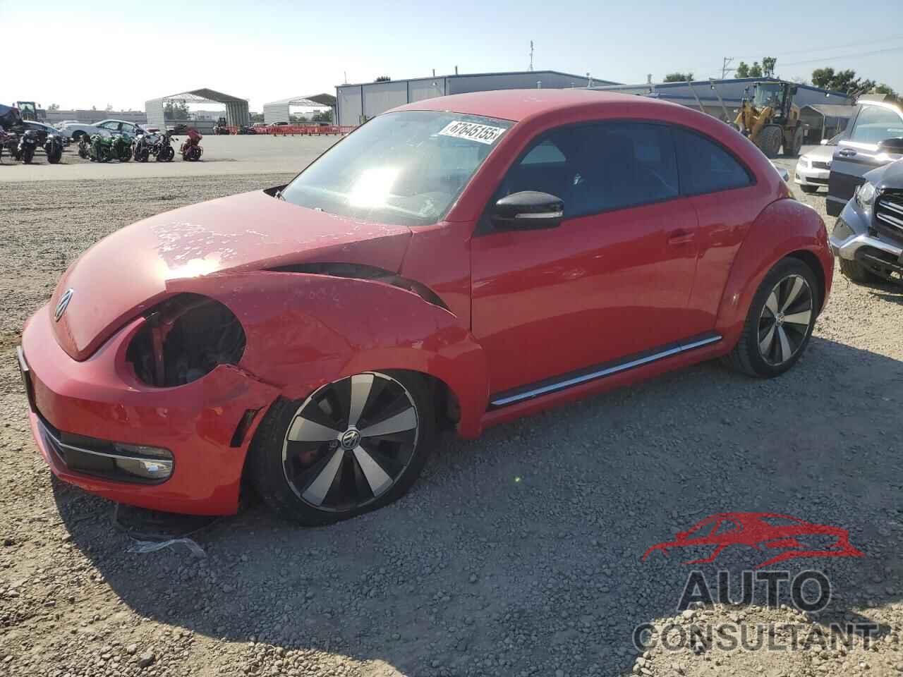 VOLKSWAGEN BEETLE 2012 - 3VWVA7ATXCM609292