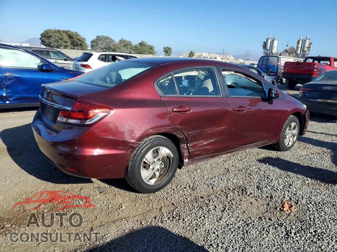 HONDA CIVIC 2014 - 19XFB2F53EE219035