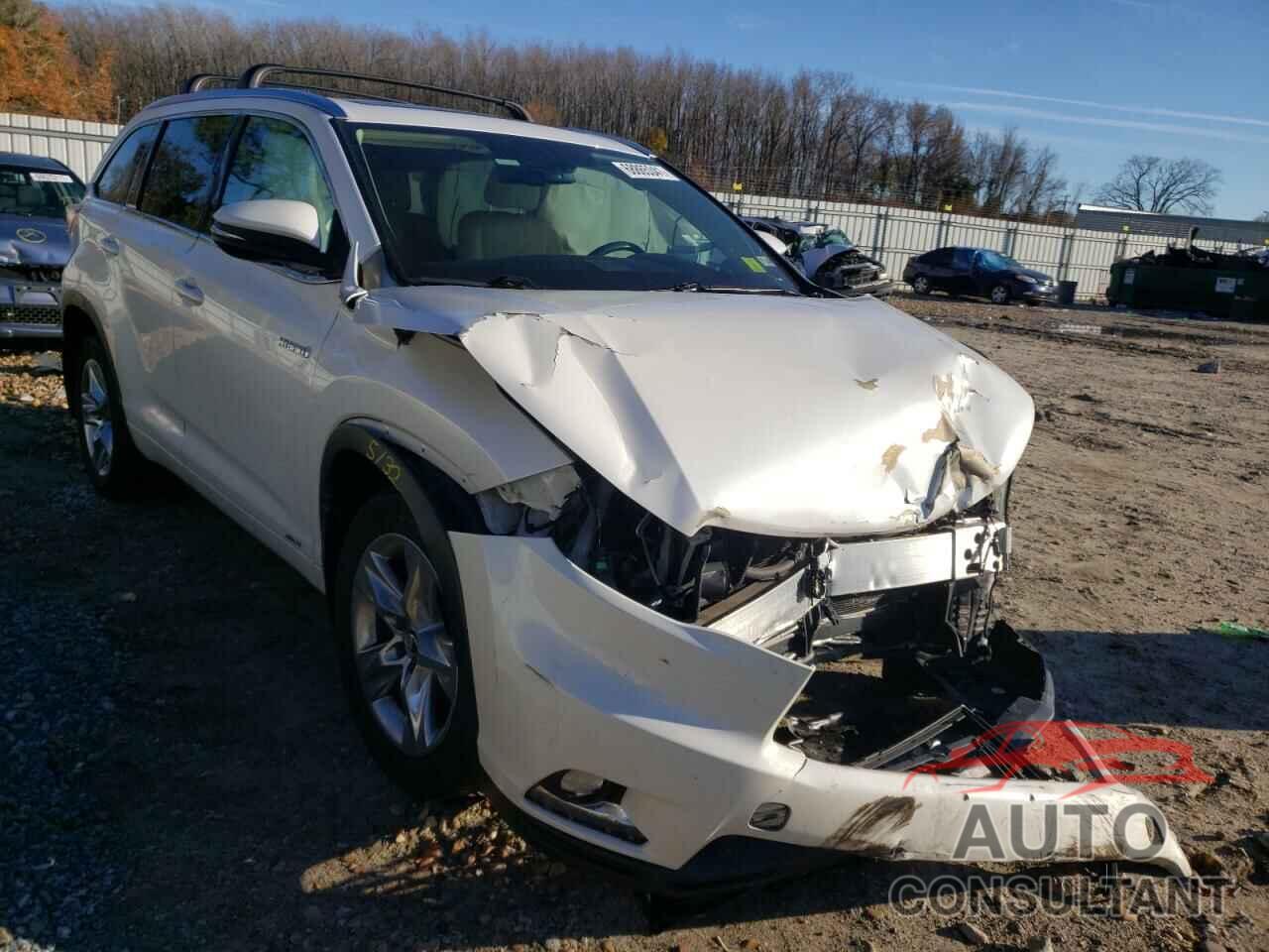 TOYOTA HIGHLANDER 2016 - 5TDDCRFH0GS014658