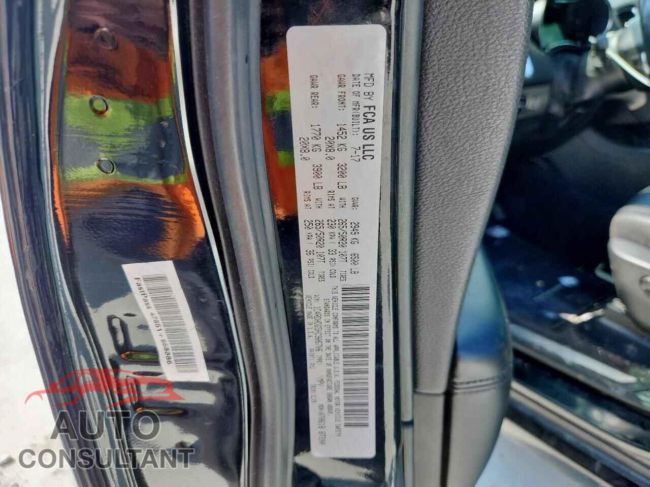 DODGE DURANGO 2017 - 1C4RDHDG5HC906706