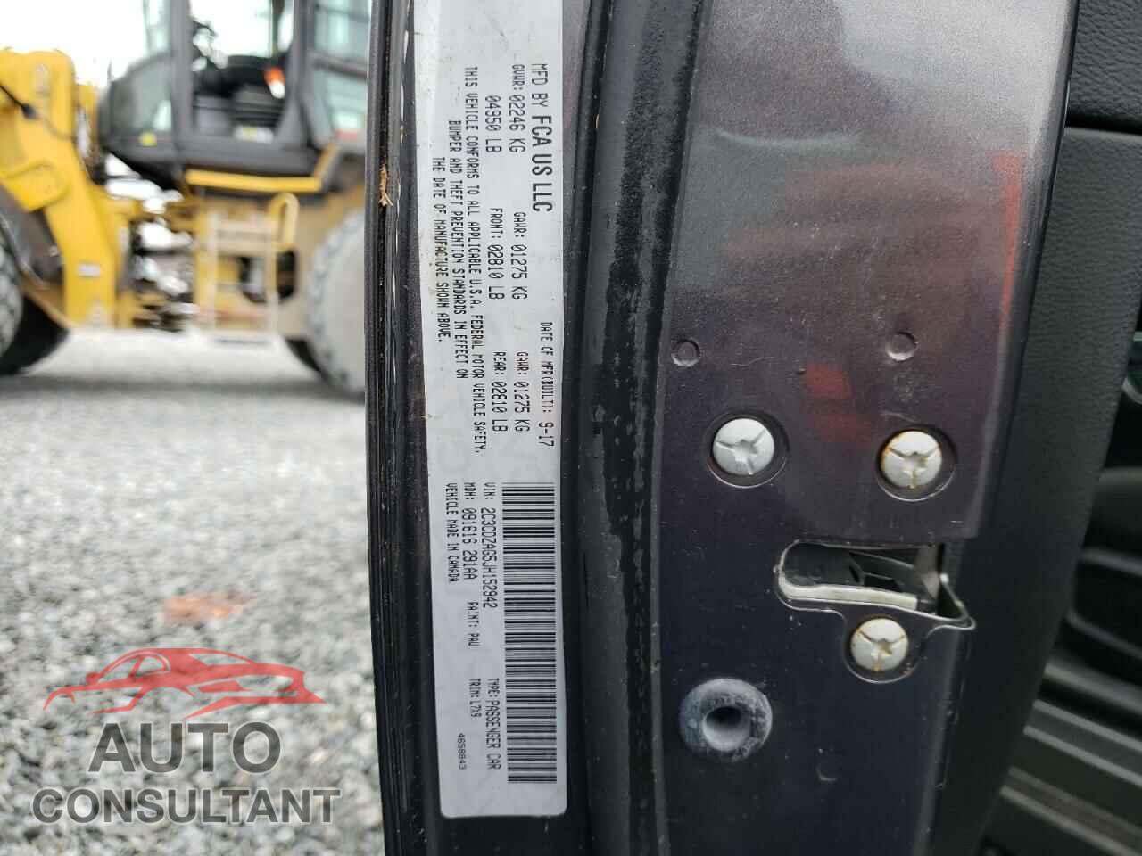 DODGE CHALLENGER 2018 - 2C3CDZAG5JH152942