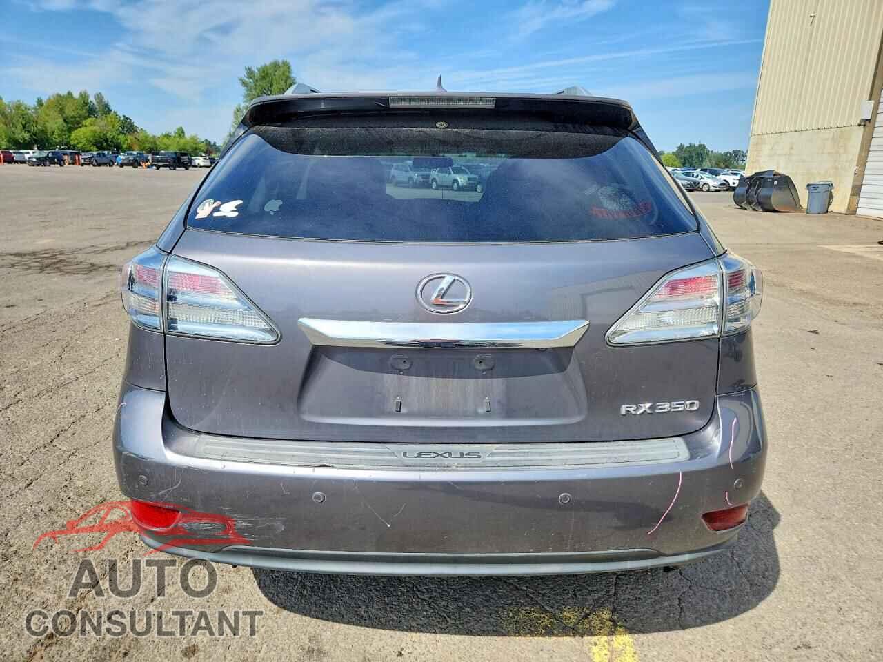 LEXUS RX350 2012 - 2T2BK1BA0CC121759