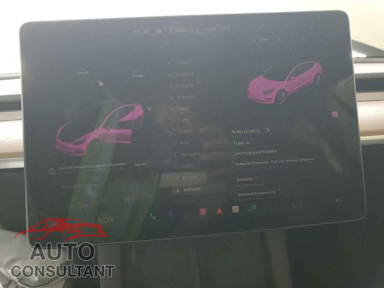 TESLA MODEL 3 2023 - 5YJ3E1EA3PF426816