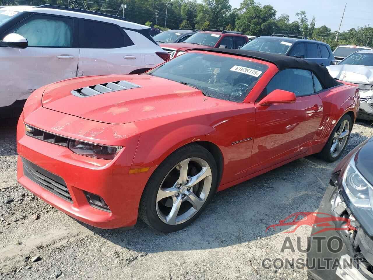 CHEVROLET CAMARO 2014 - 2G1FK3DJ8E9182433