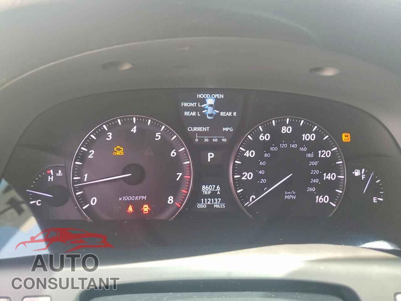 LEXUS LS460 2011 - JTHCL5EF3B5009889