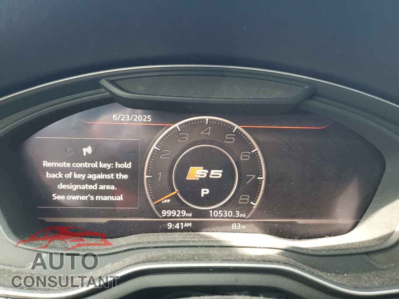 AUDI S5/RS5 2018 - WAUC4CF52JA117965