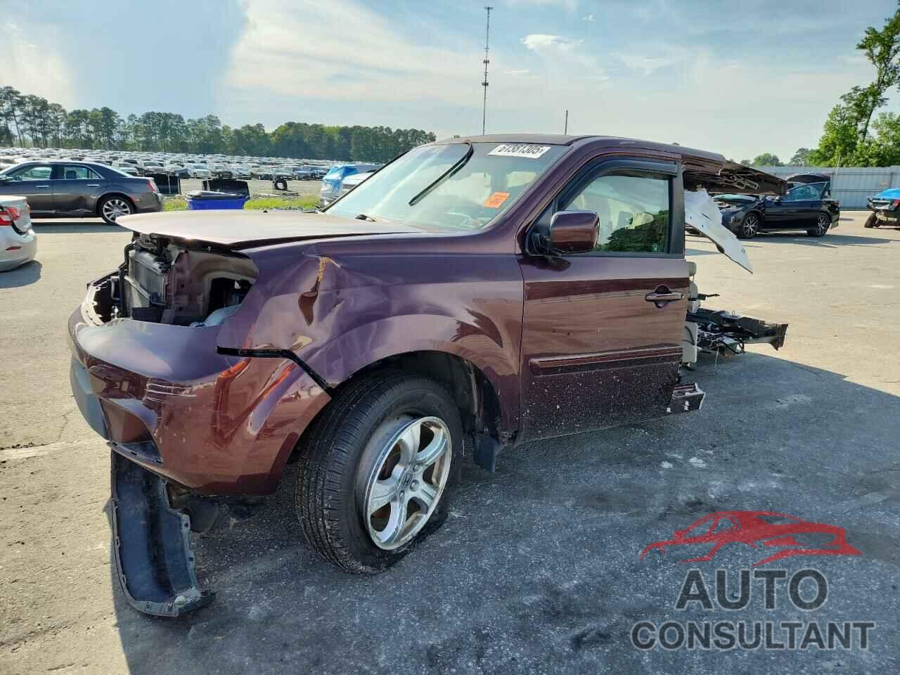 HONDA PILOT 2012 - 5FNYF4H51CB070976