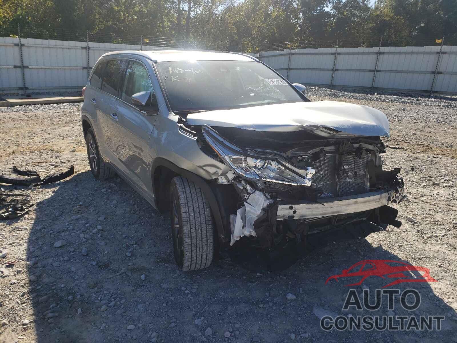 TOYOTA HIGHLANDER 2018 - 5TDKZRFH1JS284740