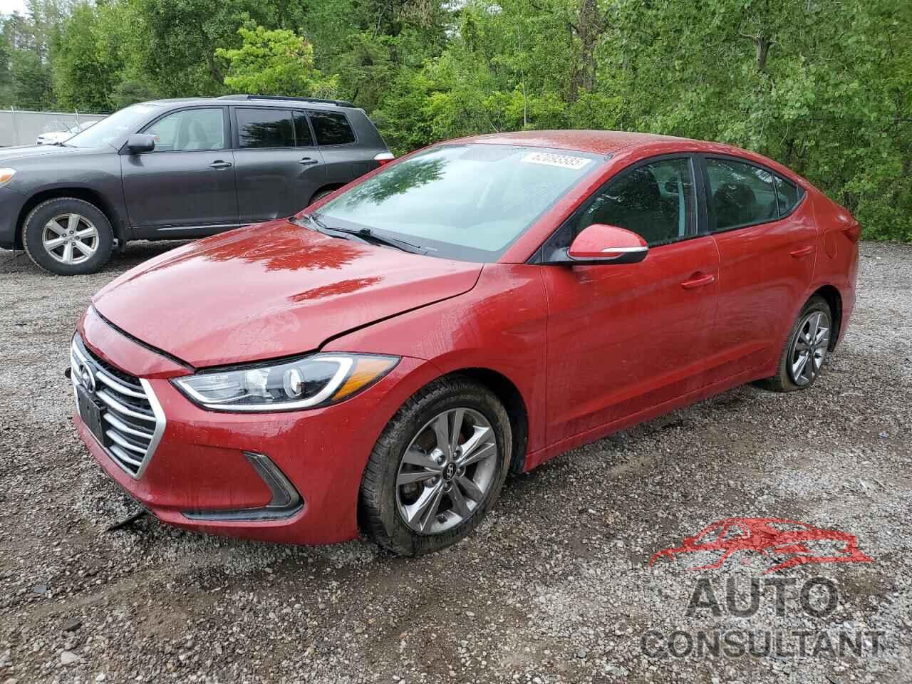 HYUNDAI ELANTRA 2018 - KMHD84LF8JU595154